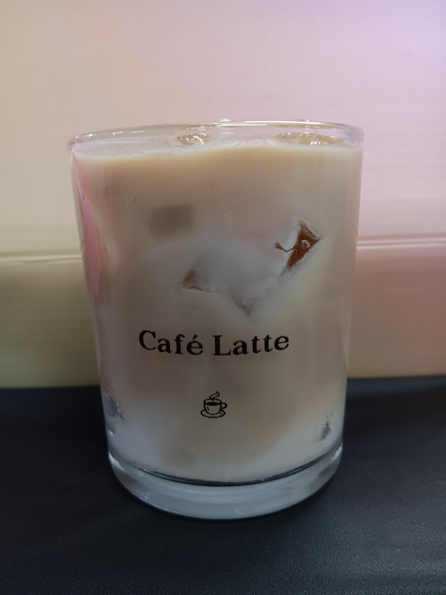 Iced coffee candle